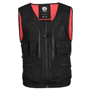 Volcom Iguchi Slack Vest Backcountry Skiing Snowboarding Pack Vest - Unisex S